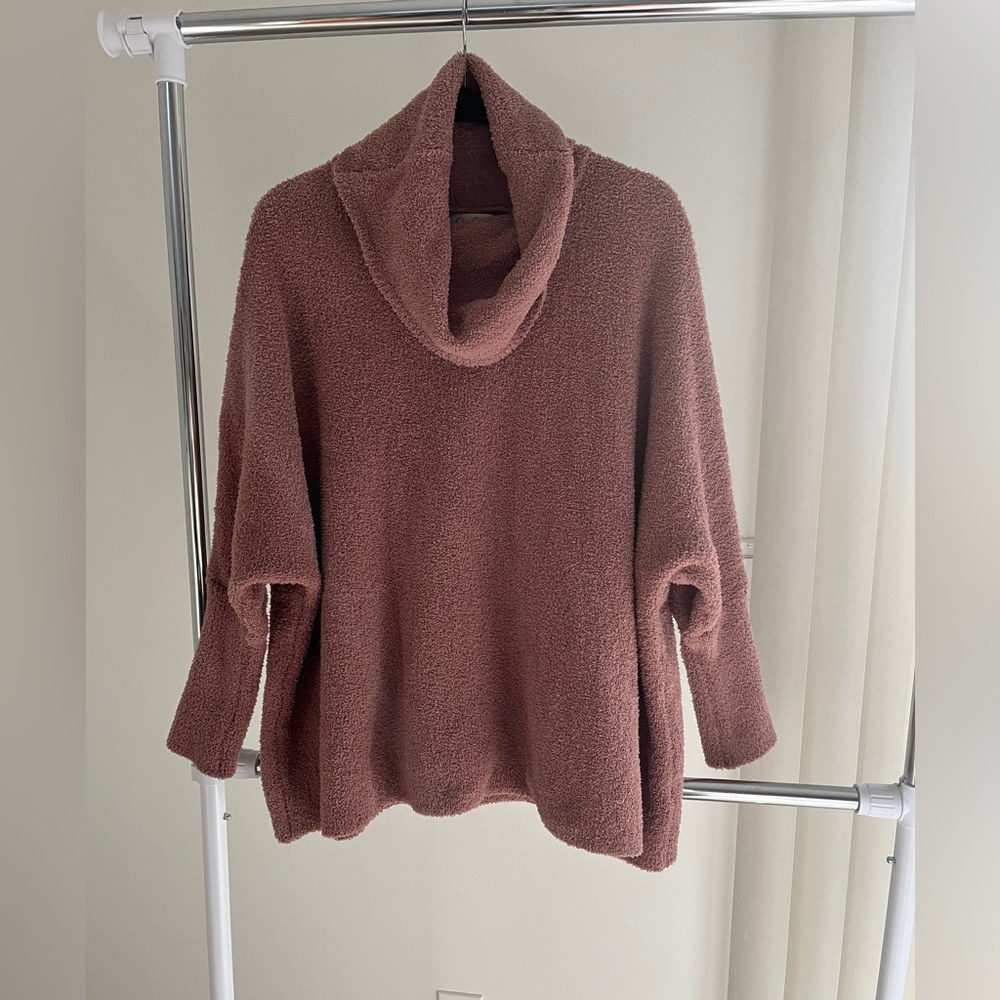 Soft poncho sweater
